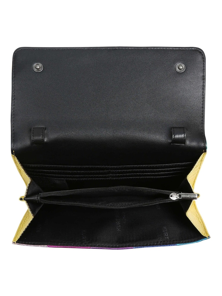 Kurt Geiger London Rainbow Chain Wallet - Image 2 of 5 Kurt Geiger London Rainbow Chain Wallet - Image 2 of 5