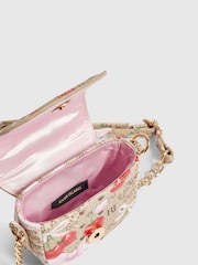 River Island Brown Monogram Mini Kendal Cross-Body Bag - Image 5 of 5