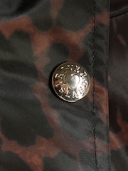 River Island Brown Leopard Print Hooded Raincoat - Image 4 of 4