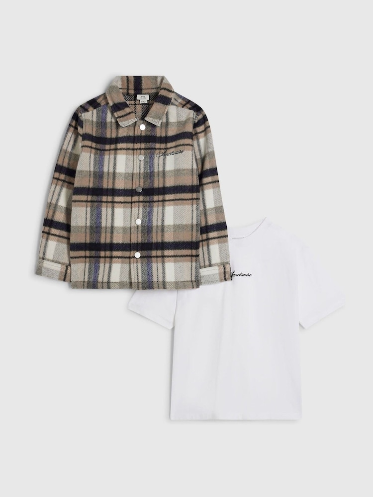 River Island Check Shirt Set - Изображение 1 5