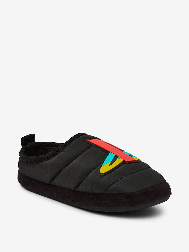 PlayStation™ Black Warm Lined Mule Slippers - Image 3 of 4