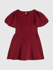 River Island Red Heart Scuba Dress - Image 2 of 4