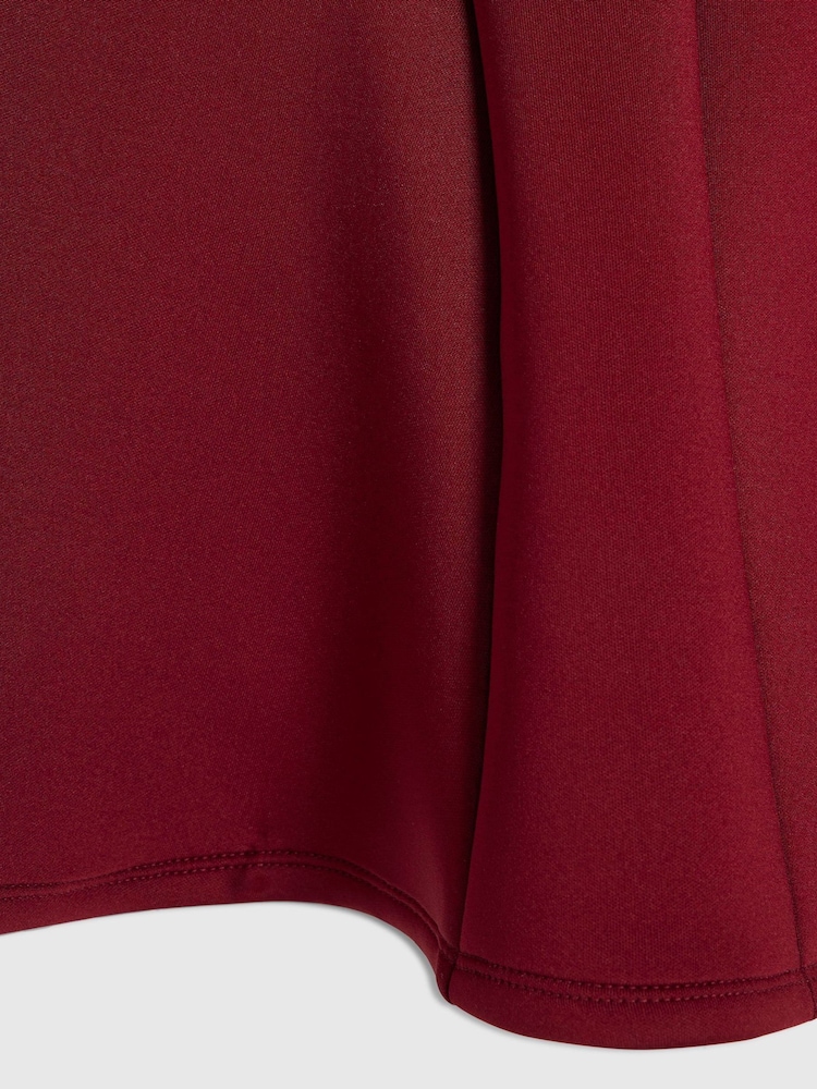 River Island Red Heart Scuba Dress - Image 4 of 4 River Island Red Heart Scuba Dress - Image 4 of 4