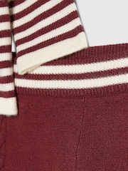 طقم كنزة بولو مخطّطة وبنطلون رياضي من River Island - صورة 5 من 5