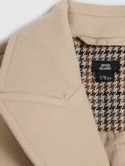 River Island Natural Double Breasted Peacoat - Image 4 of 4