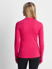 Tog 24 Light Pink Snowdon Thermal Zip Neck T-Shirt - Image 2 of 7