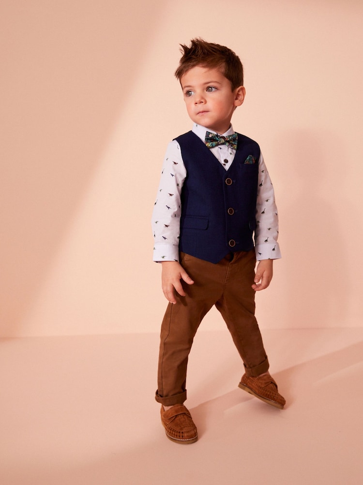 Ginger Tan Stretch Chino Trousers (3mths-7yrs) - Image 2 of 5 Ginger Tan Stretch Chino Trousers (3mths-7yrs) - Image 2 of 5