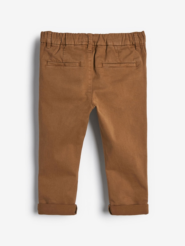 Fauve gingembre - Pantalon chino extensible (3mths-7yrs) - Image 4 of 5