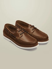 Charles Tyrwhitt Natural Boat Shoes - Image 4 of 4