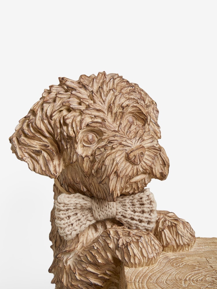 Natural Charlie The Cockapoo Dog Side Table - Image 8 of 8