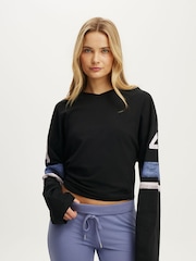 Cotton On Blue Active Graphic V-Neck Long Sleeves T-Shirt - Image 1 of 3