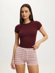Cotton On Brown Ultra Soft Fitted T-Shirt - Image 1 of 3