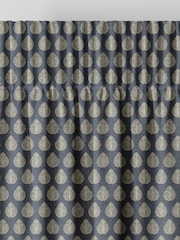 Emily Bond Indigo Blue Jaipur Made to Measure 100% Cotton Curtains - Image 6 of 9