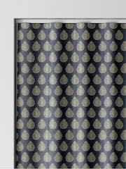 Emily Bond Indigo Blue Jaipur Made to Measure 100% Cotton Curtains - Image 8 of 9