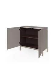 Frank Olsen Grey Iona 2 Door Tall Sideboard with SMART Features - Image 6 of 7