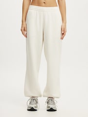 Cotton On White Plush Boyfriend Joggers - Image 1 of 3