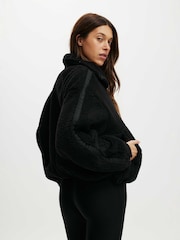 Cotton On Black Trail Sherpa Jacket - Image 2 of 4
