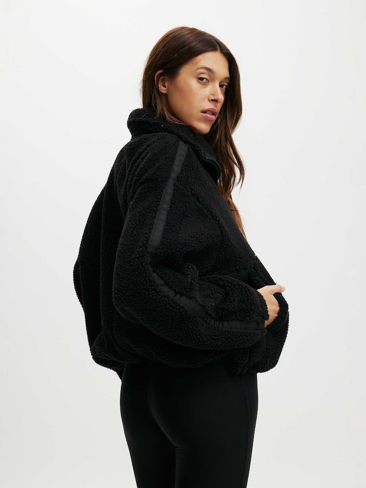 Cotton On Black Trail Sherpa Jacket - Image 2 of 4