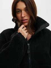 Cotton On Black Trail Sherpa Jacket - Image 3 of 4