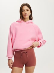 Rozā - Cotton On Plush Premium Graphic Raglan kapučjakas - Attēls 4 no 5