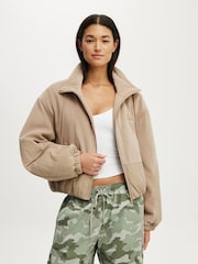 Cotton On Polar Fleece Padded Jacket - Immagine 2 di 5