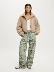 Cotton On Polar Fleece Padded Jacket - Immagine 4 di 5