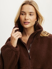 Cotton On Brown Trail Sherpa Jacket - Image 4 of 4