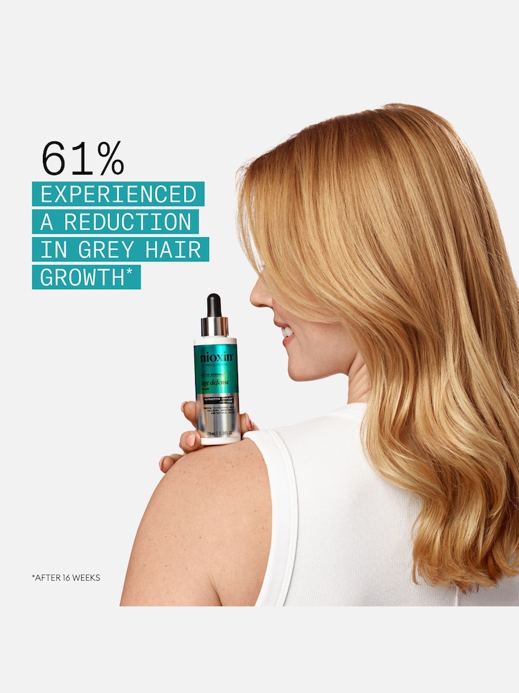 Nioxin Age Defense Anti Ageing Hair Serum 70ml - Image 2 of 6 Nioxin Age Defense Anti Ageing Hair Serum 70ml - Image 2 of 6