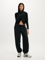 Negro - Pantalones de chándal de felpa estilo boyfriend de Cotton On - Imagen 1 de 5