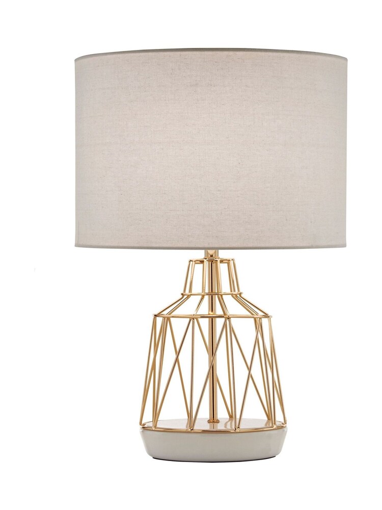 Village At Home White Macraron Table Lamp - Image 2 of 2