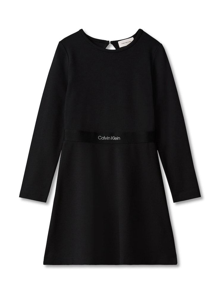 Svart - Calvin Klein Punto Milano Dress - Bilde 6 av 6 Svart - Calvin Klein Punto Milano Dress - Bilde 6 av 6