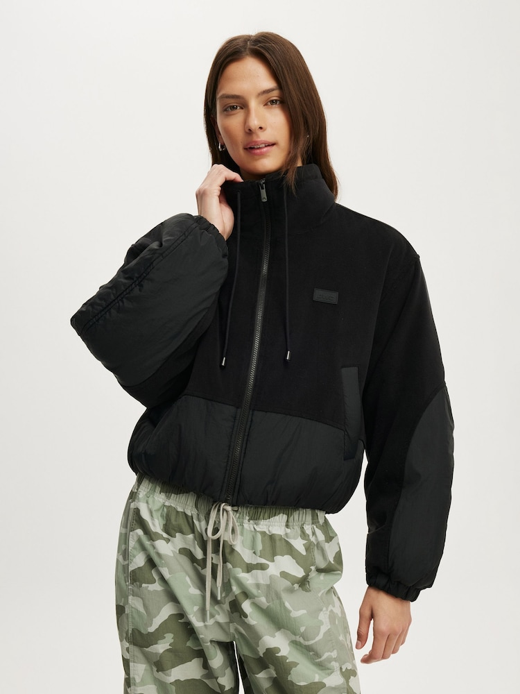 Cotton On Polar Fleece стьобана куртка - Image 2 of 5