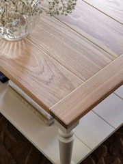 Laura Ashley White Dorset Coffee Table - Image 3 of 6