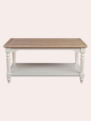 Laura Ashley White Dorset Coffee Table - Image 5 of 6