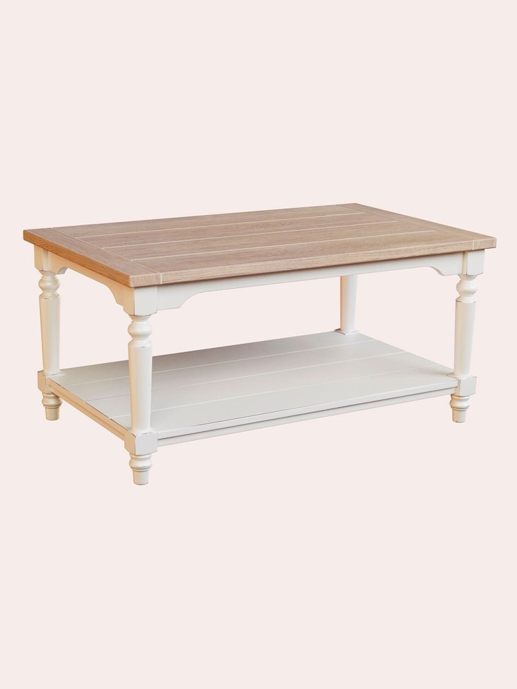 Laura Ashley White Dorset Coffee Table - Image 6 of 6