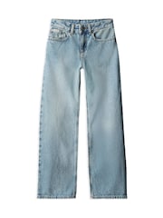 Azul - Calça jeans Calvin Klein de cintura alta e wide leg - Imagem 6 de 6