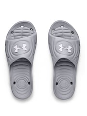 Under Armour Grey M Locker IV Sliders - Image 1 of 5