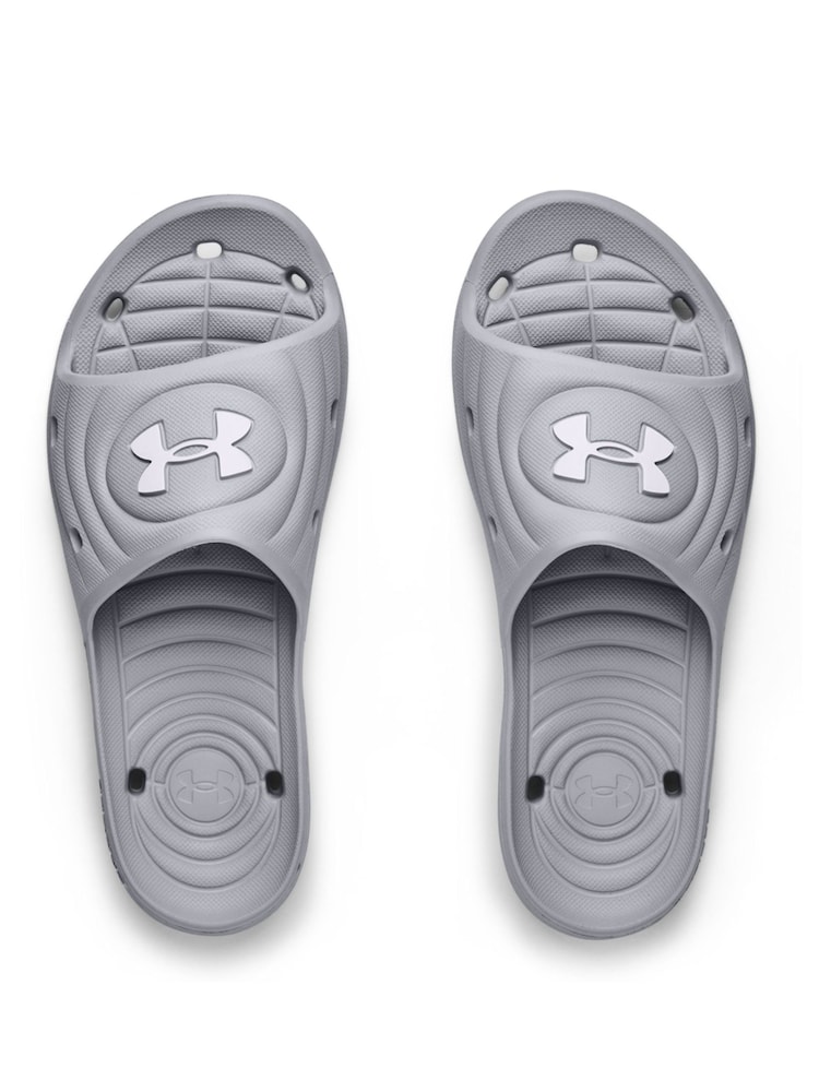 Under Armour Grey M Locker IV Sliders - Image 1 of 5