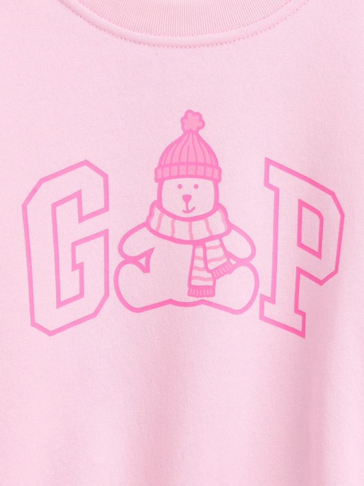 Gap Relaxed Christmas Logo Sweatshirt (6mths-5yrs) - Bilde 2 av 2