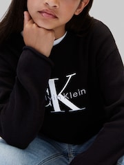 Calvin Klein Black Knit Logo Jumper - Image 5 of 6