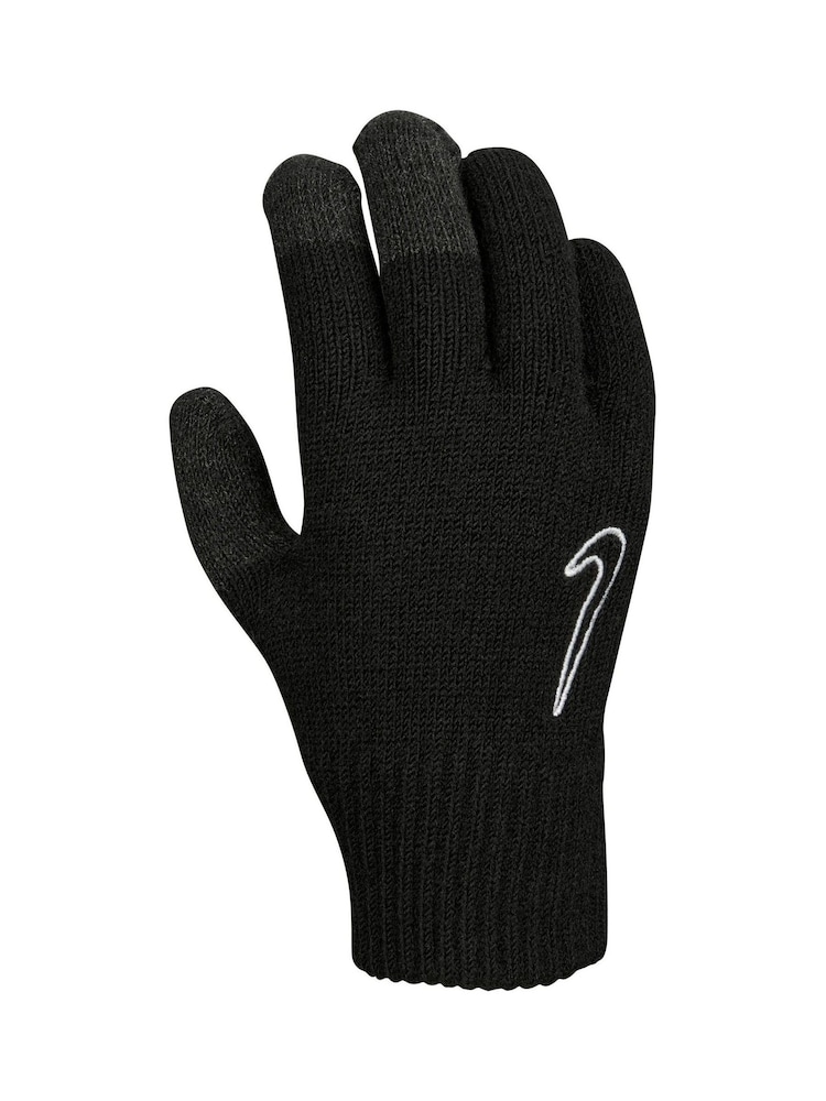 Negro - Guantes de agarre de silicona técnicos para niño de Nike - Imagen 1 de 2