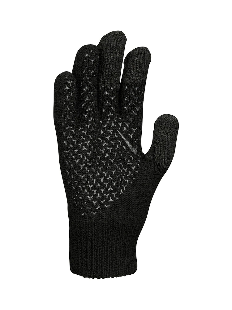 Negro - Guantes de agarre de silicona técnicos para niño de Nike - Imagen 2 de 2