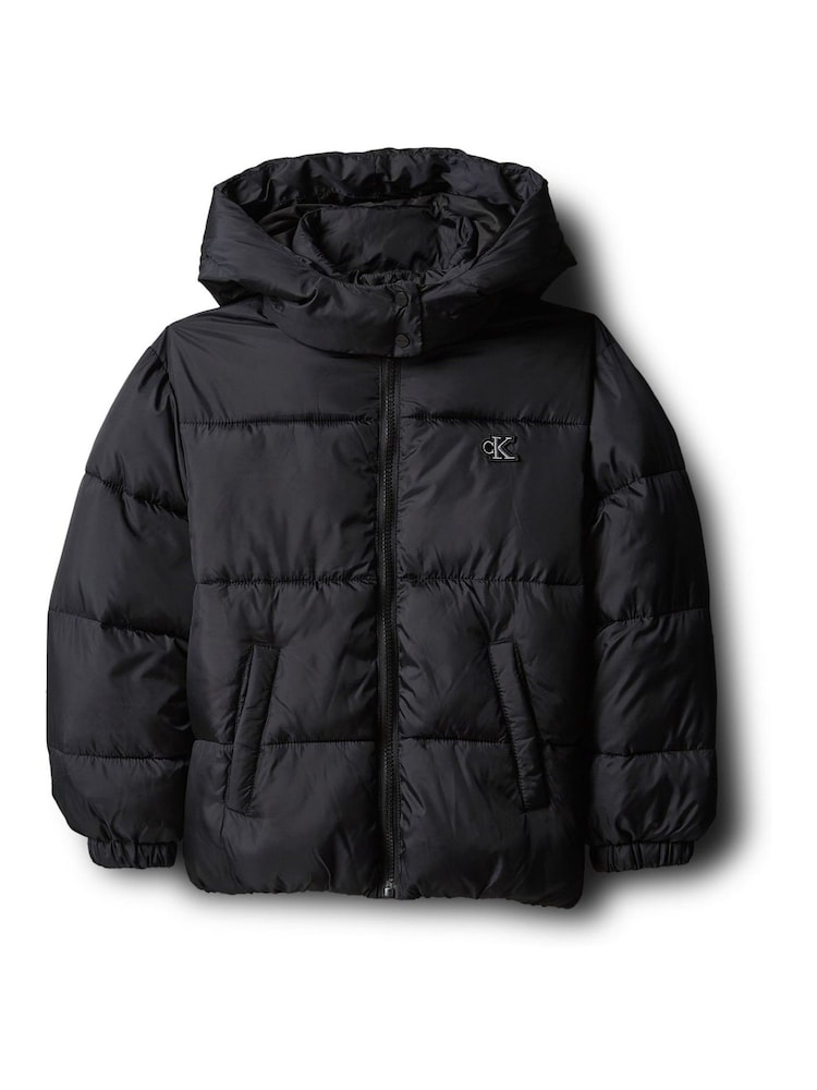 Calvin Klein Daunenjacke mit Kapuze und Logo - Bild 7 von 7 Calvin Klein Daunenjacke mit Kapuze und Logo - Bild 7 von 7