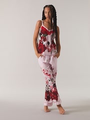 B by Ted Baker Satin Lace Cami Pyjama Set - Image 4 of 13
