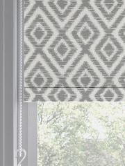 Grey Diamond Geo Made to Measure Roller Blind - Image 5 of 6