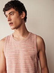 Coral Pink Textured Vest - Image 1 of 7