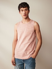 Coral Pink Textured Vest - Image 3 of 7
