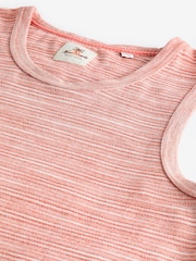 Coral Pink Textured Vest - Image 6 of 7