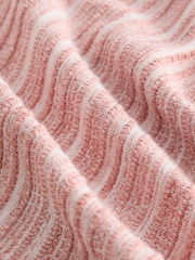 Coral Pink Textured Vest - Image 7 of 7