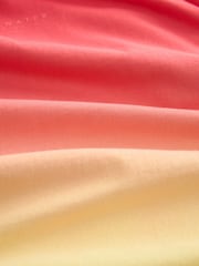 Yellow/Orange 100% Cotton Dip Dye T-Shirt - Image 6 of 6